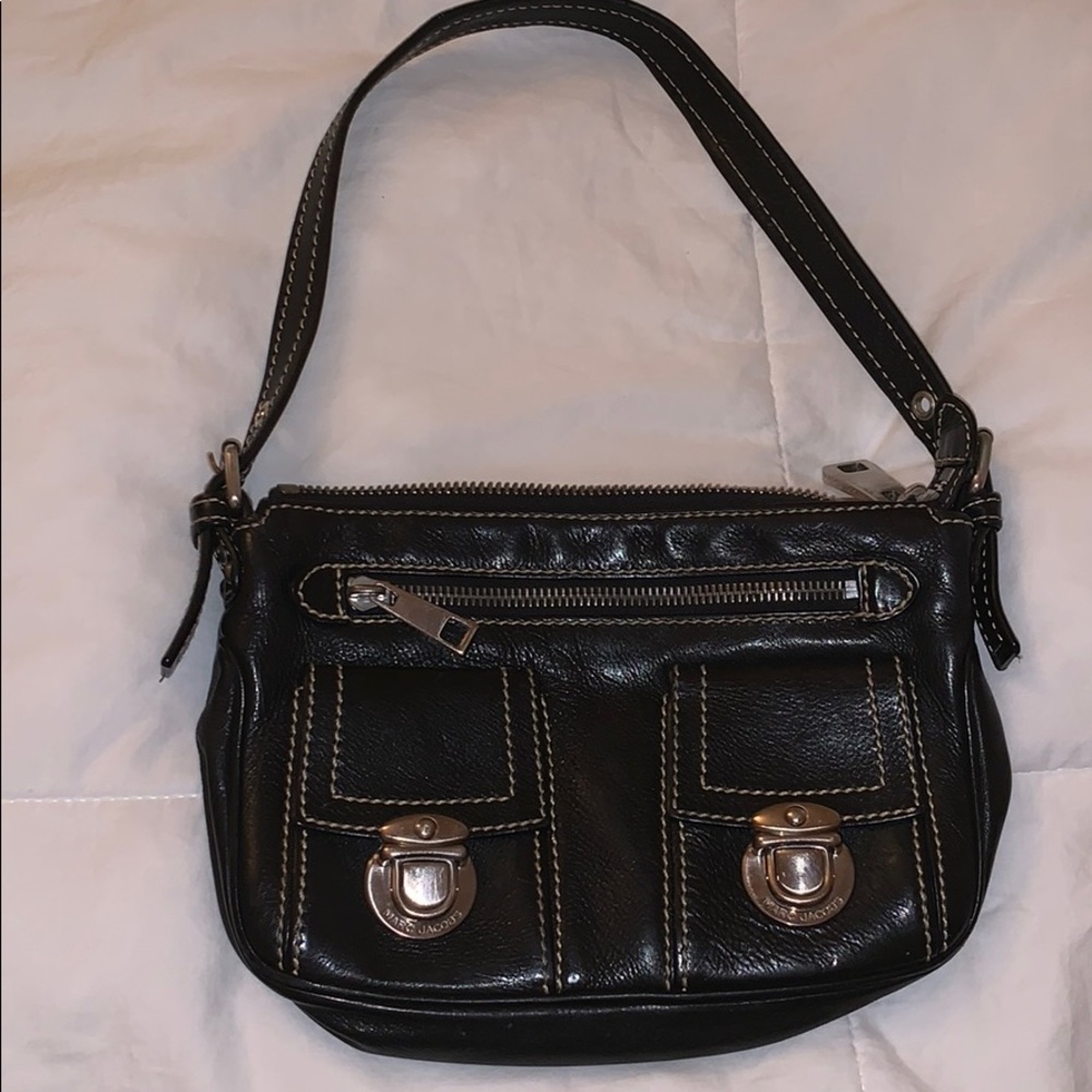 Marc Jacobs black leather bag